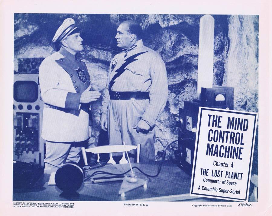 THE LOST PLANET Lobby card 3 MIND CONTROL MACHINE Serial