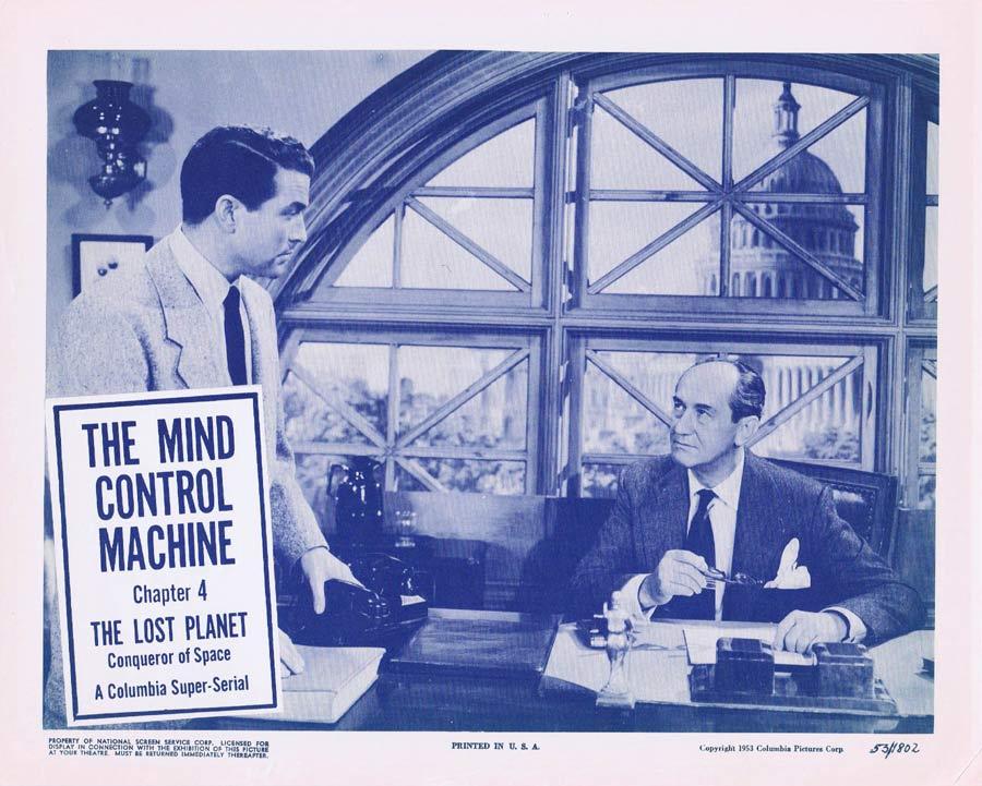 THE LOST PLANET Lobby card 4 MIND CONTROL MACHINE Serial