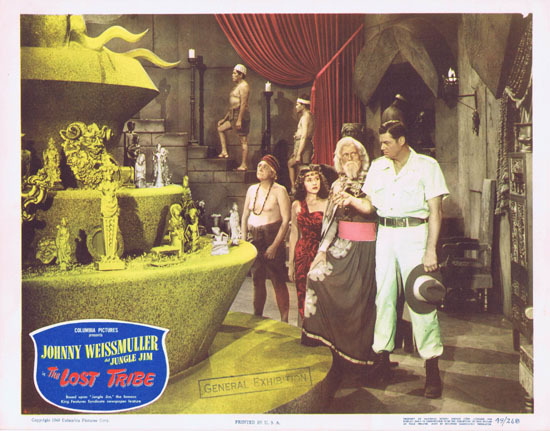 THE LOST TRIBE 1949 Lobby Card 4 Jungle Jim Johnny Weissmuller