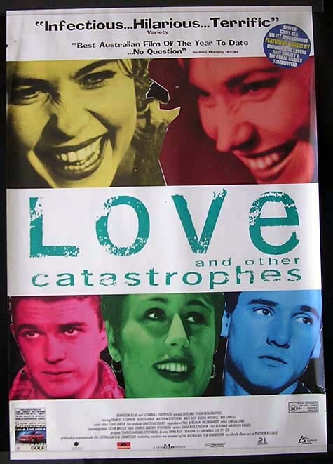 LOVE AND OTHER CATASTROPHIES Style “B” Australian One Sheet Movie Poster