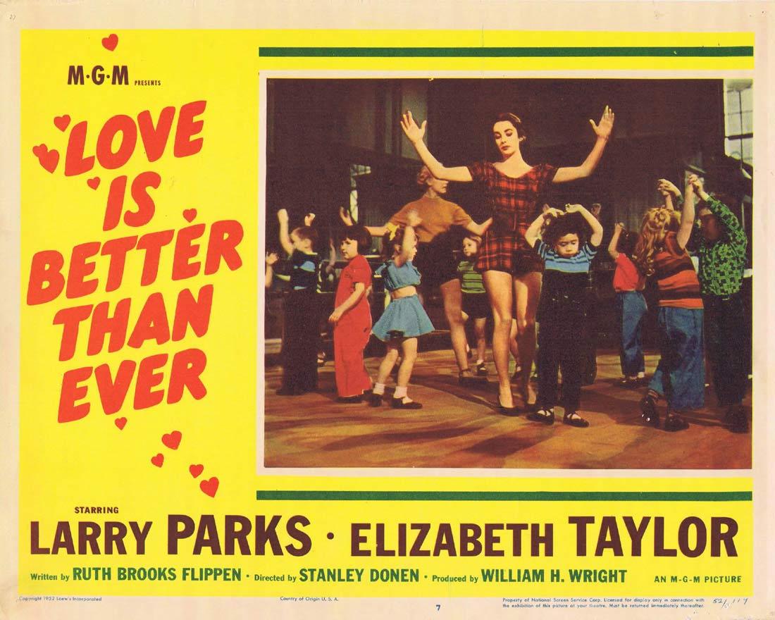 LOVE IS BETTER THAN EVER Elizabeth Taylor Lobby Card 7