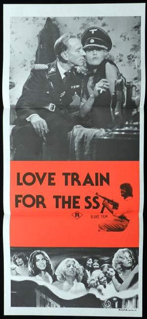 LOVE TRAIN FOR THE SS daybill Movie poster Helltrain Sexploitation