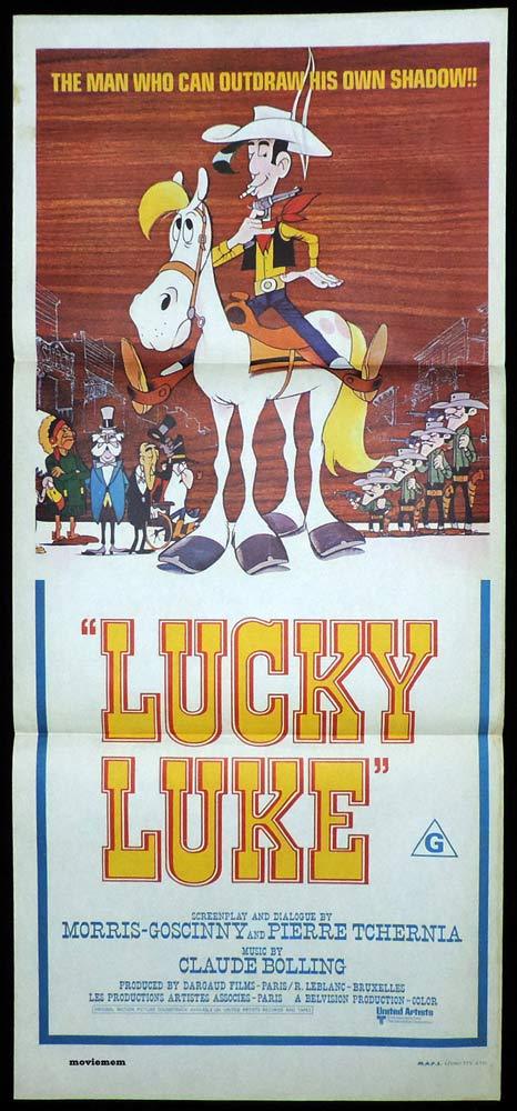 LUCKY LUKE Original Daybill Movie Poster René Goscinny