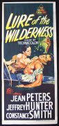 LURE OF THE WILDERNESS '52 Jean Peters JUNGLE poster