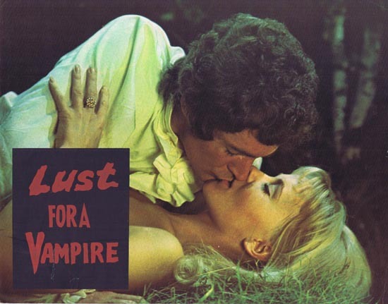 LUST FOR A VAMPIRE 1971 Hammer Horror Lobby card 5 Ralph Bates