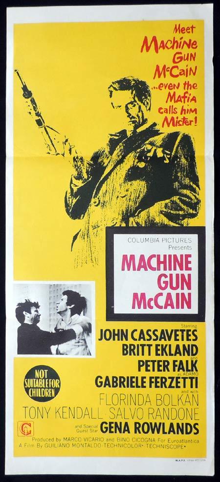 MACHINE GUN MCCAIN Original Daybill Movie Poster Charles Bronson