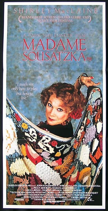 MADAME SOUSATZKA Original Daybill Movie Poster Shirley MacLaine