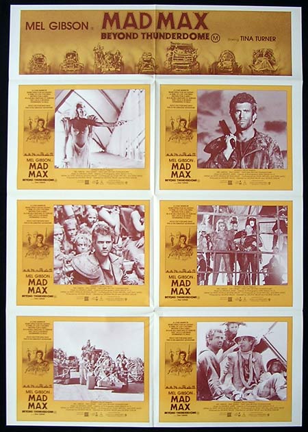 MAD MAX BEYOND THUNDERDOME ’86-Mel Gibson photo sheet poster