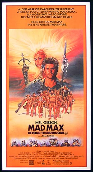 MAD MAX BEYOND THUNDERDOME Daybill Movie poster Mel Gibson