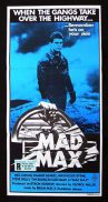 MAD MAX '82-Mel Gibson ORIGINAL (Blue) poster