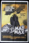 MAD MAX '79-Mel Gibson RAREST STYLE ORANGE 1sheet poster