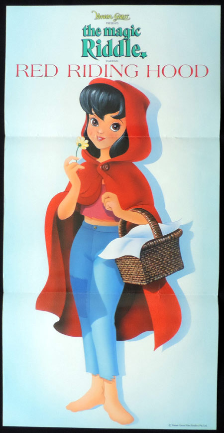 THE MAGIC RIDDLE Daybill Movie poster LITTLE RED RIDING HOOD