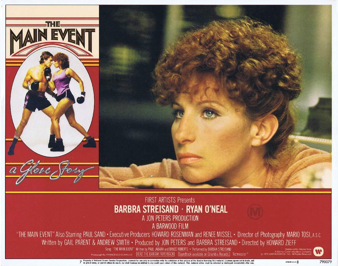 THE MAIN EVENT Original Lobby Card 7 Barbra Streisand Ryan O’Neal