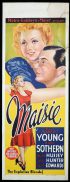 MAISIE Long Daybill Movie poster 1939 Ann Sothern Robert Young