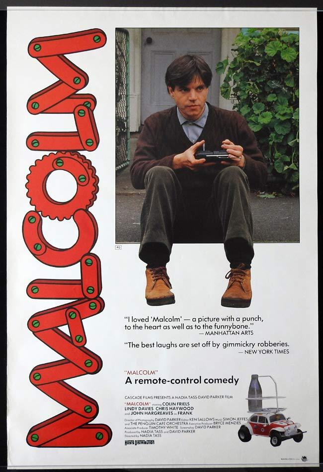MALCOLM Original ROLLED One sheet Movie poster