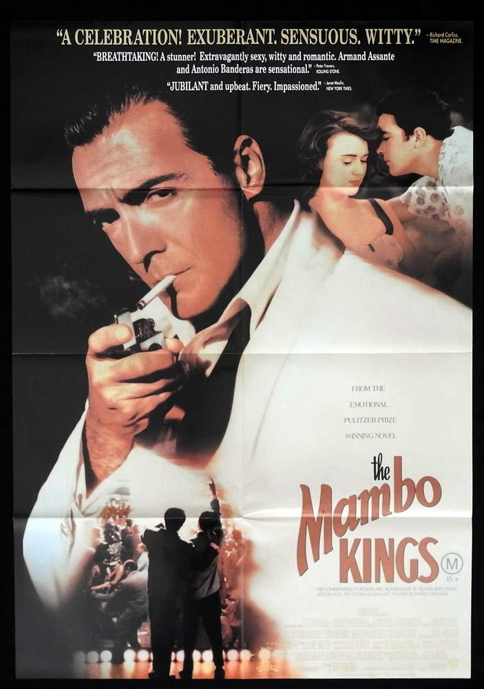 THE MAMBO KINGS One sheet Movie Poster Armand Assante Antonio Banderas