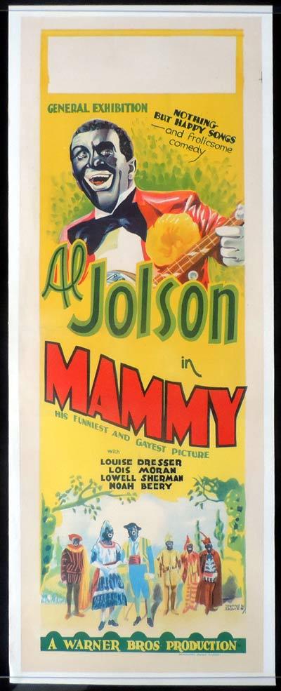 MAMMY Long Daybill Movie poster 1930 Al Jolson All Talking