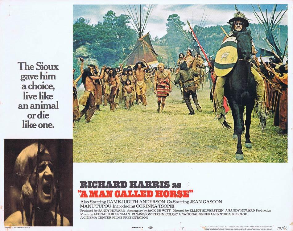 A Man Called Horse Lobby Card 7 Richard Harris Moviemem Original Movie Posters