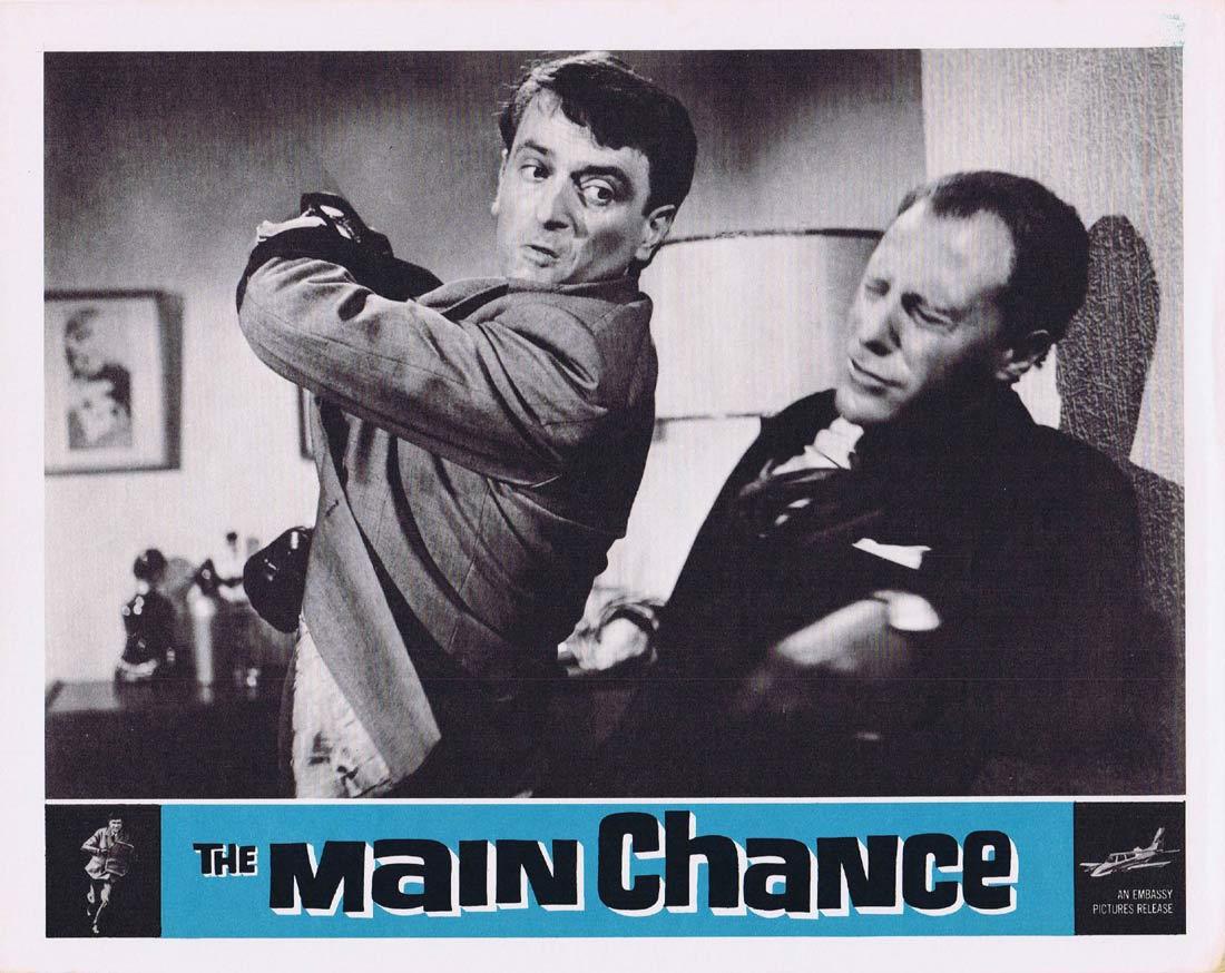 THE MAIN CHANCE Vintage Movie Lobby Card 5 Edgar Wallace Gregoire Aslan Tracy Reed