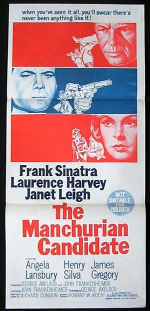 THE MANCHURIAN CANDIDATE ’62-Frank Sinatra RARE poster