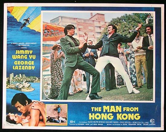 MAN FROM HONG KONG 1975 George Lazenby RARE Lobby Card 1