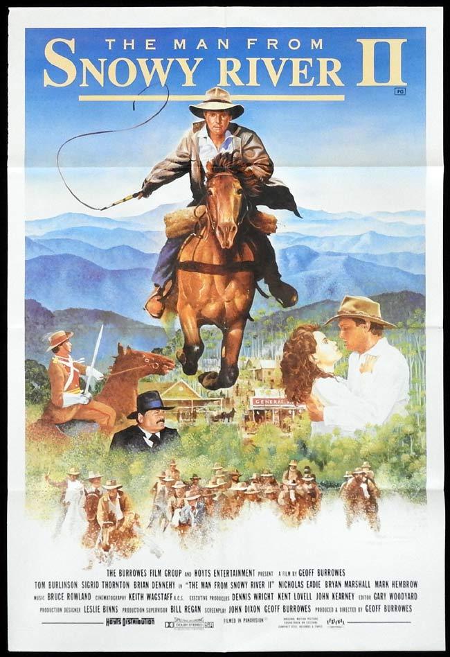 MAN FROM SNOWY RIVER II Original 1 sheet Movie poster