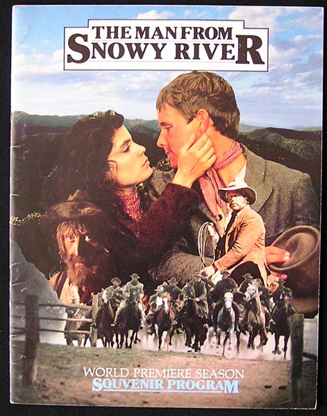 MAN FROM SNOWY RIVER 1981 Rare Country of Origin Original Movie Programme