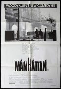 MANHATTAN Movie Poster Woody Allen RARE Australian One sheet