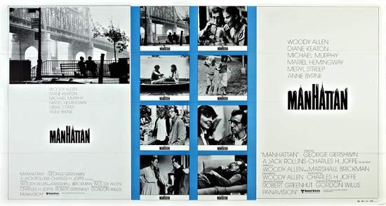 MANHATTAN 1979 Woody Allen Rare One Stop Movie Poster