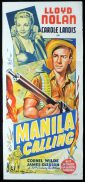 MANILA CALLING Original Daybill Movie Poster Carole Landis Lloyd Nolan