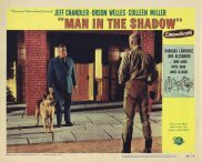 MAN IN THE SHADOW Lobby Card 8 Jeff Chandler Orson Welles Colleen Miller