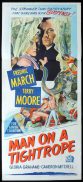 MAN ON A TIGHTROPE Original Daybill Movie Poster Fredric March Circus Clown