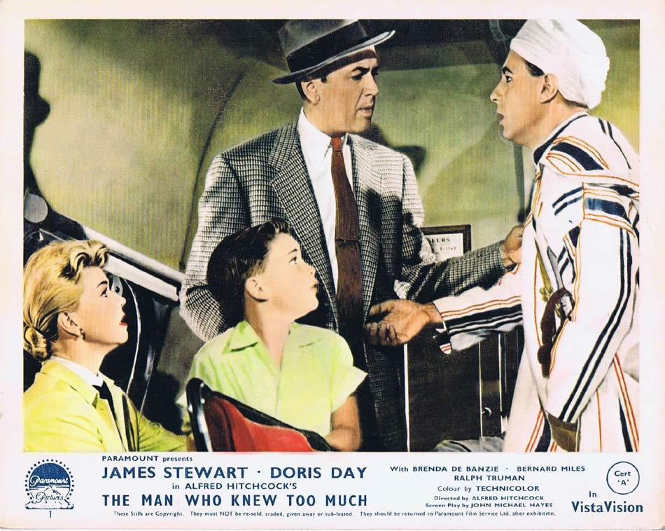 THE MAN WHO KNEW TOO MUCH Front of House Movie Still 3 James Stewart