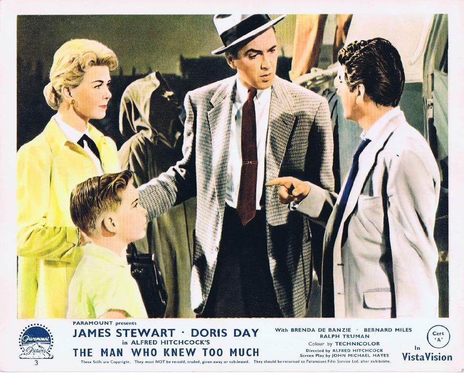 THE MAN WHO KNEW TOO MUCH Front of House Movie Still 5 James Stewart