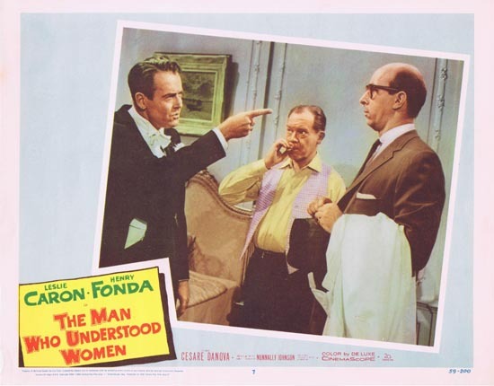 MAN WHO UNDERSTOOD WOMEN Lobby Card 7 Leslie Caron Henry Fonda 1959