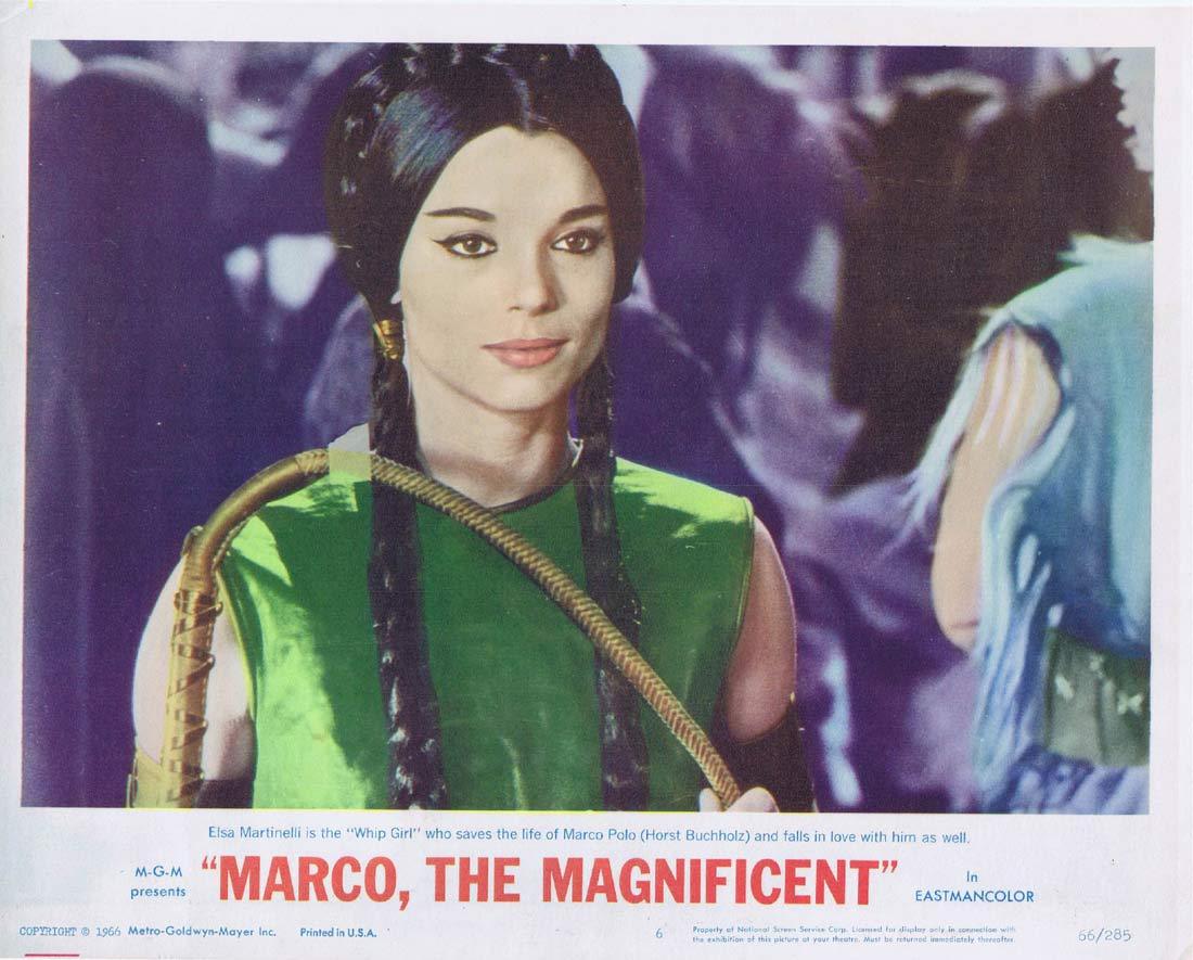MARCO THE MAGNIFICENT Original Lobby Card 6 Horst Buchholz Anthony Quinn