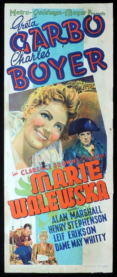MARIE WALEWSKA aka CONQUEST Long Daybill Movie poster 1937 Greta Garbo