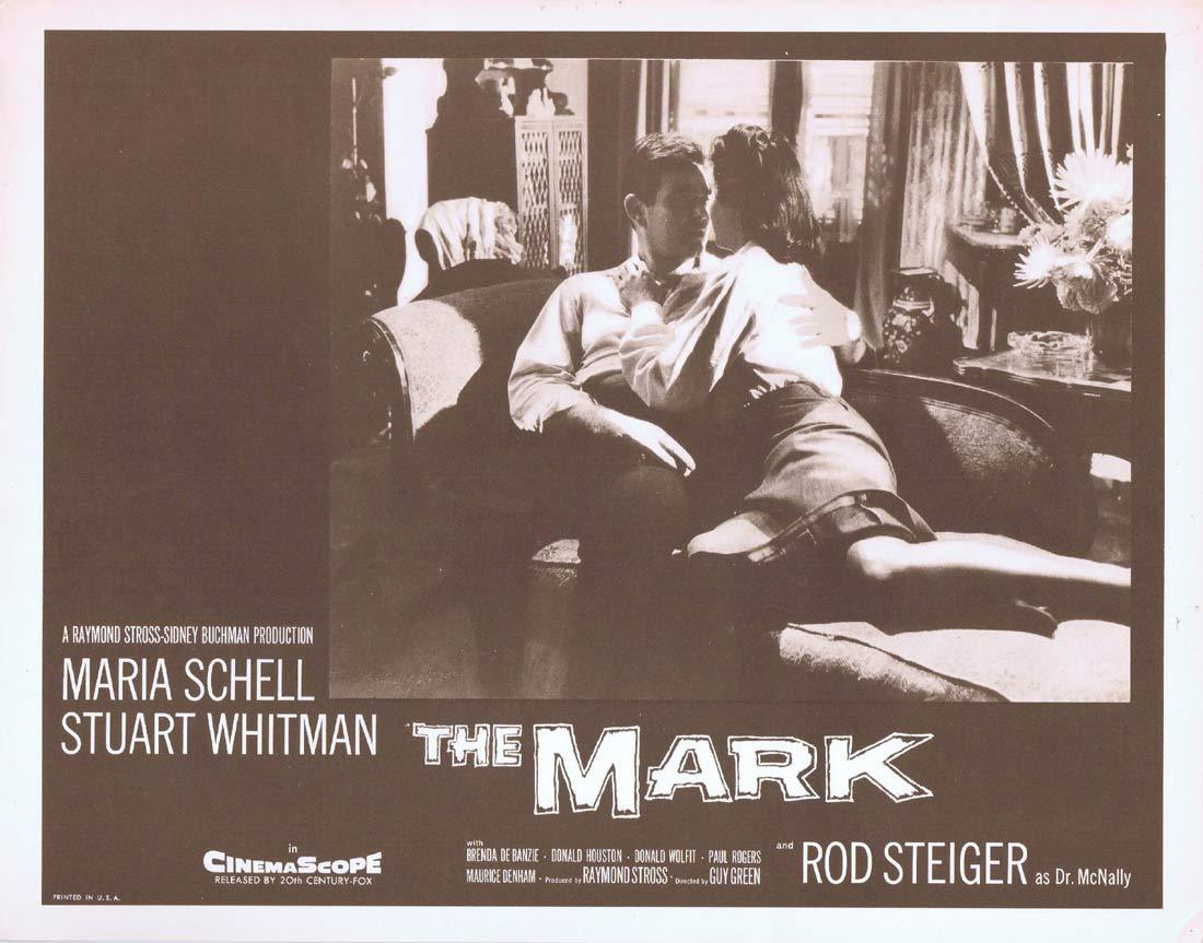 THE MARK Original Lobby Card 2  Maria Schell Stuart Whitman Rod Steiger