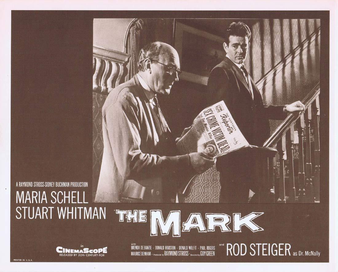THE MARK Original Lobby Card 8 Maria Schell Stuart Whitman Rod Steiger