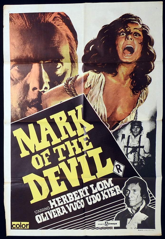 MARK OF THE DEVIL One Sheet Movie Poster Horror