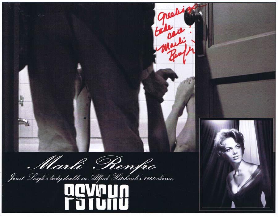 MARLI RENFRO Autograph 8 x 10 Photo from PSYCHO Hitchcock 2