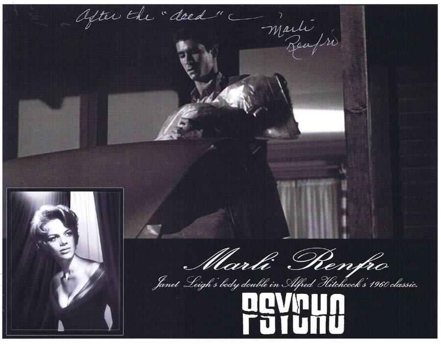 MARLI RENFRO Autograph 8 x 10 Photo from PSYCHO Hitchcock 5