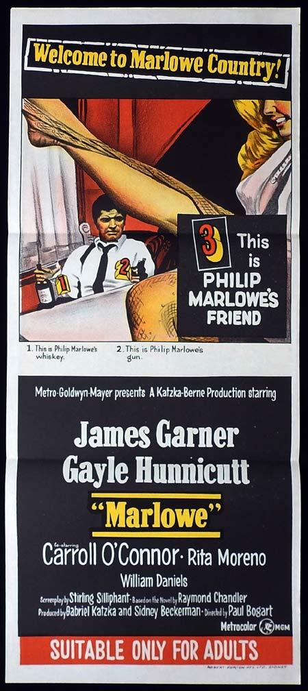 MARLOWE Original Daybill Movie Poster James Garner Gayle Hunnicutt