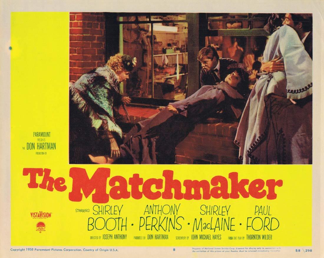 THE MATCHMAKER Vintage Movie Lobby Card Shirley Booth Anthony Perkins Shirley MacLaine
