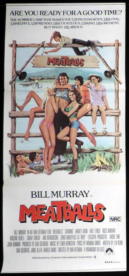 MEATBALLS Original Daybill Movie poster Bill Murray