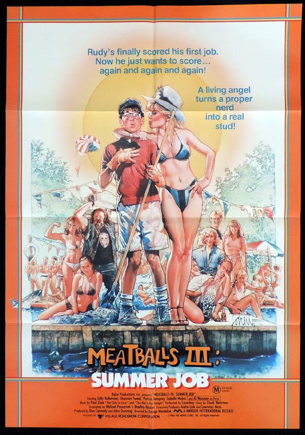 MEATBALLS III Summer Job One Sheet Movie Poster Patrick Dempsey