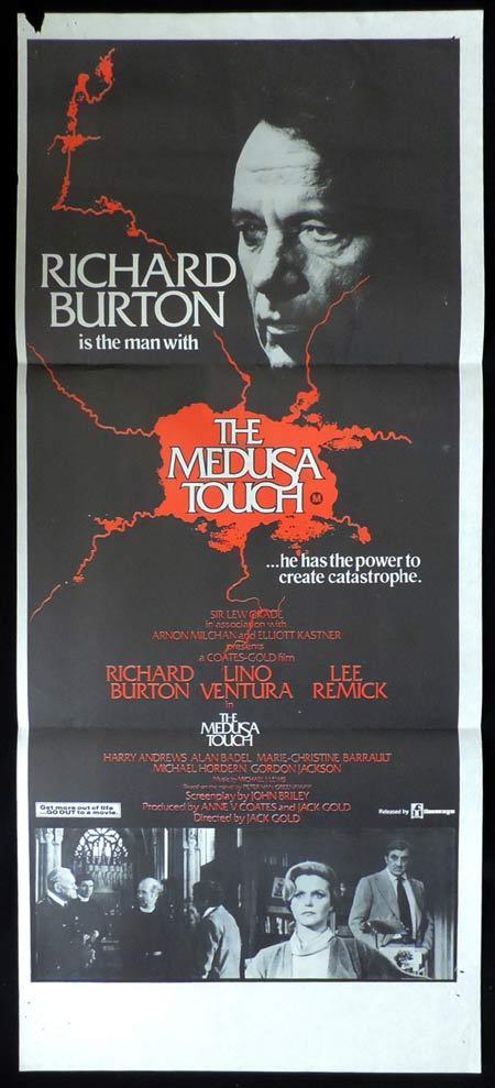 THE MEDUSA TOUCH Original Daybill Movie Poster 1980 Robert Forster Horror