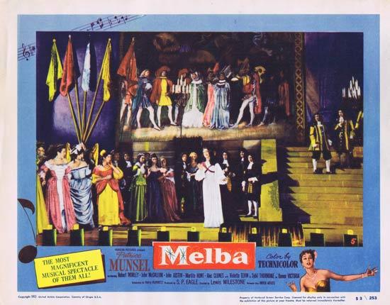 MELBA 1953 Lobby Card 5 Dame Nellie Melba