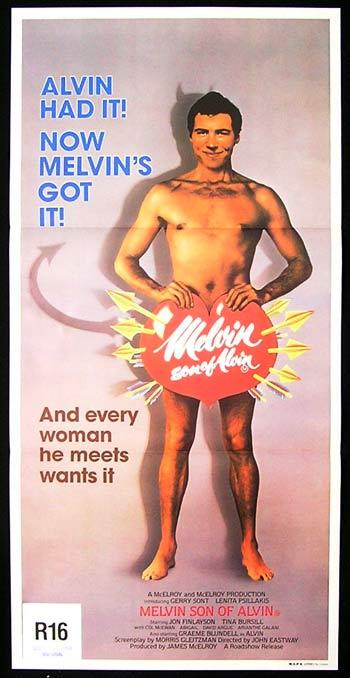 MELVIN SON OF ALVIN 1984 Jon Finlayson AUSTRALIAN CINEMA poster