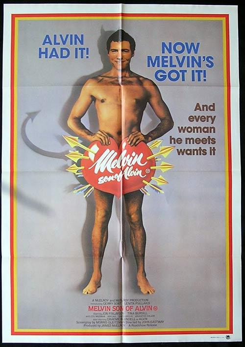 MELVIN SON OF ALVIN 1984 Jon Finlayson AUSTRALIAN CINEMA One sheet poster